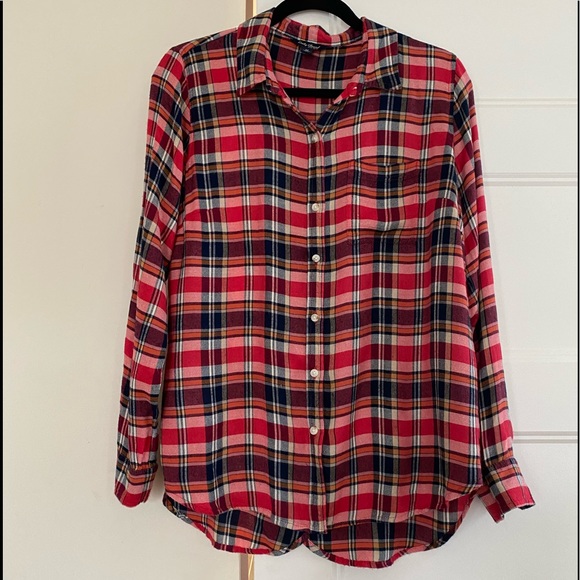Lucky Brand Tops - Lucky Brand Duo Fold Plaid Shirt